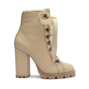 SCHUTZ ZHARA LACE-UP BOOTIE